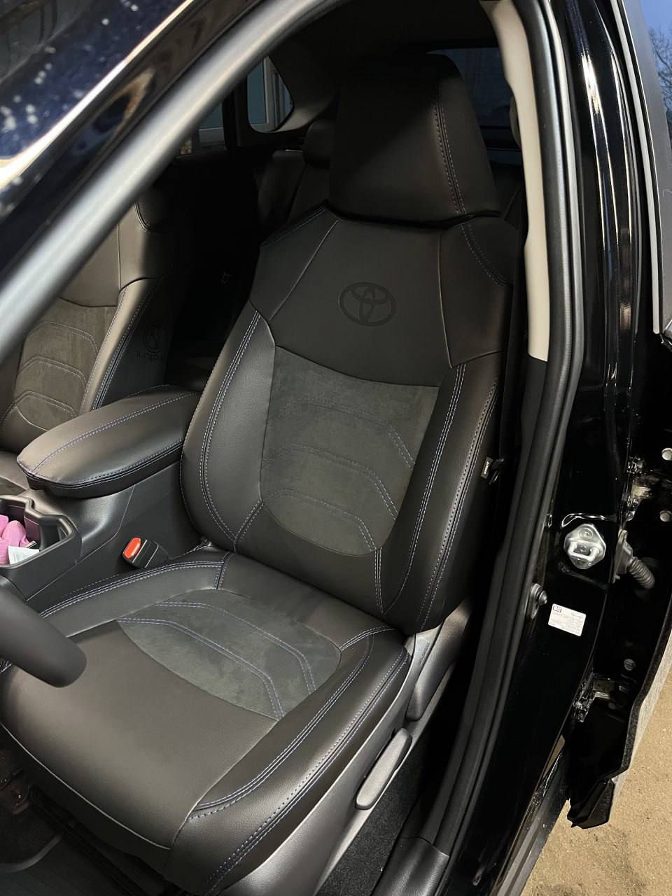 Seat covers studio shot